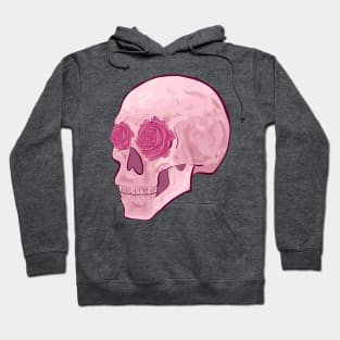 Rose Quartz Skull Hoodie